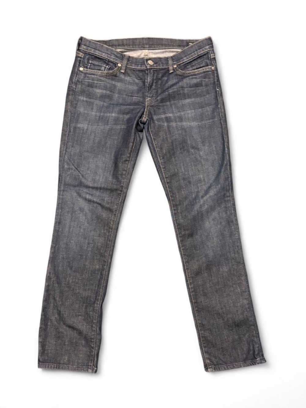 Citizens Of Humanity Straight Leg Jeans Low Rise Y2K Dark Blue
